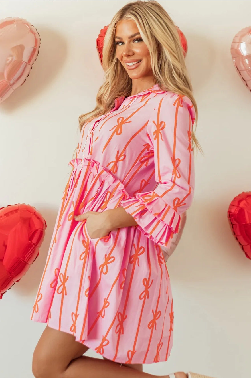 PINK BOW DRESS