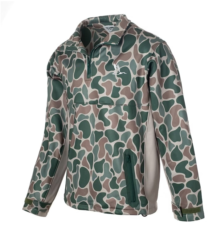 ROOST QUARTER ZIP FLEECE IN CAMO