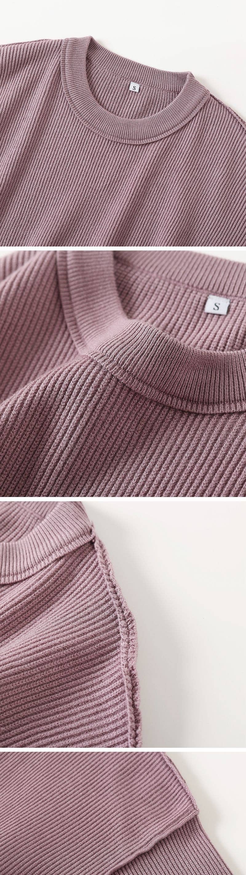 Rosa Clothing - Loose fit slouchy batwing sleeve knit sweater