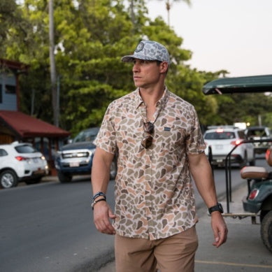 PERFORMANCE BUTTONUP VENADO CAMO