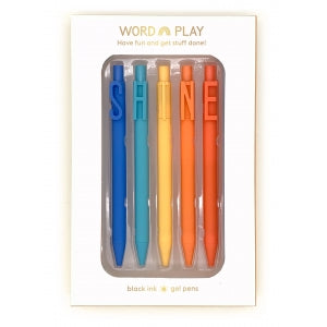 Word Play 5 Pack Pens
